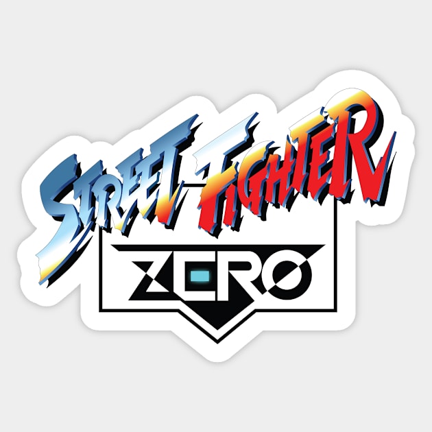 Street Fighter Zero Sticker by LeeRobson